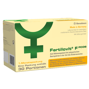 FERTILOVIT F PCOS, 60 kaps. ir 30 paket.