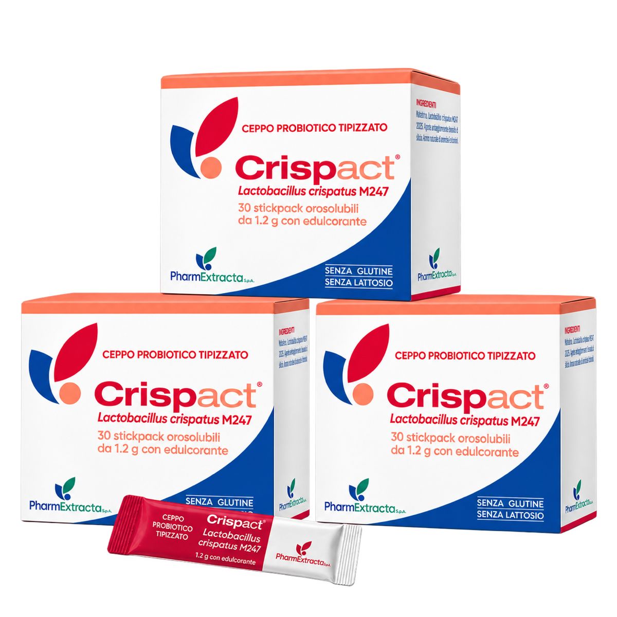 CRISPACT probiotikai moterims, 30 pak. x 3 pak.