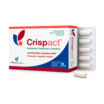 CRISPACT probiotikai moterims, 30 kapsulių